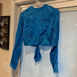 Bershka Vibrant Blue Blouse